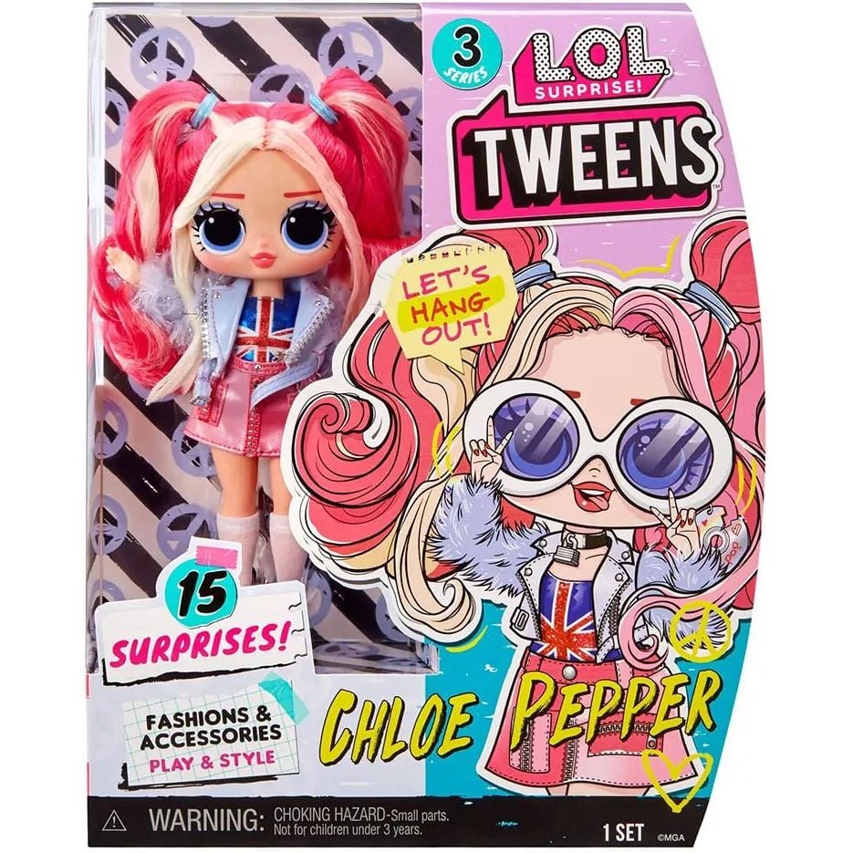 Игровой набор с куклой L.O.L. Surprise Tweens S3 Хлоя Пеппер (584056) - фото 1