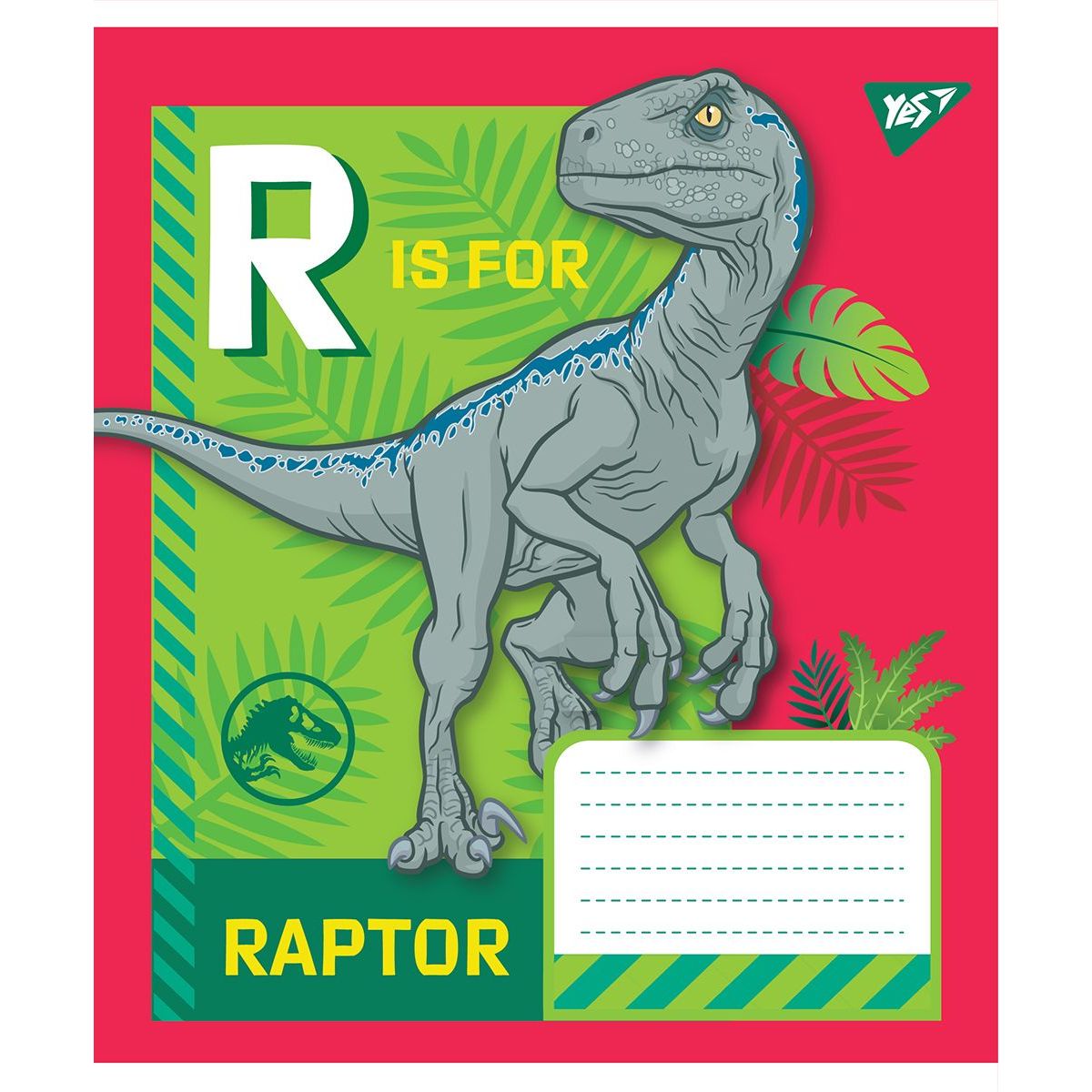 Набір зошитів Yes Jurassic World, в лінію, 12 аркушів, 25 шт. (766206) - фото 1