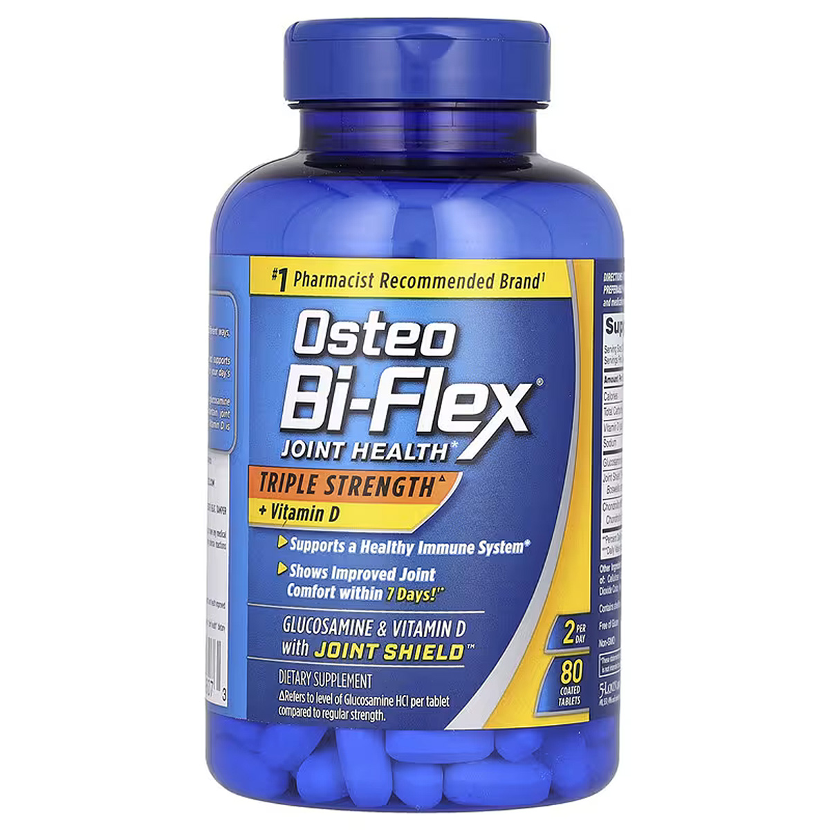 Комплекс Osteo Bi-Flex Joint Health + Vitamin D потрійна сила 80 таблеток - фото 3