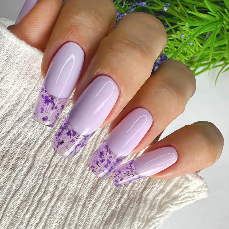 Цветочный гель PNB UV/LED Flower Gel Lavender Dreams 5 мл - фото 3