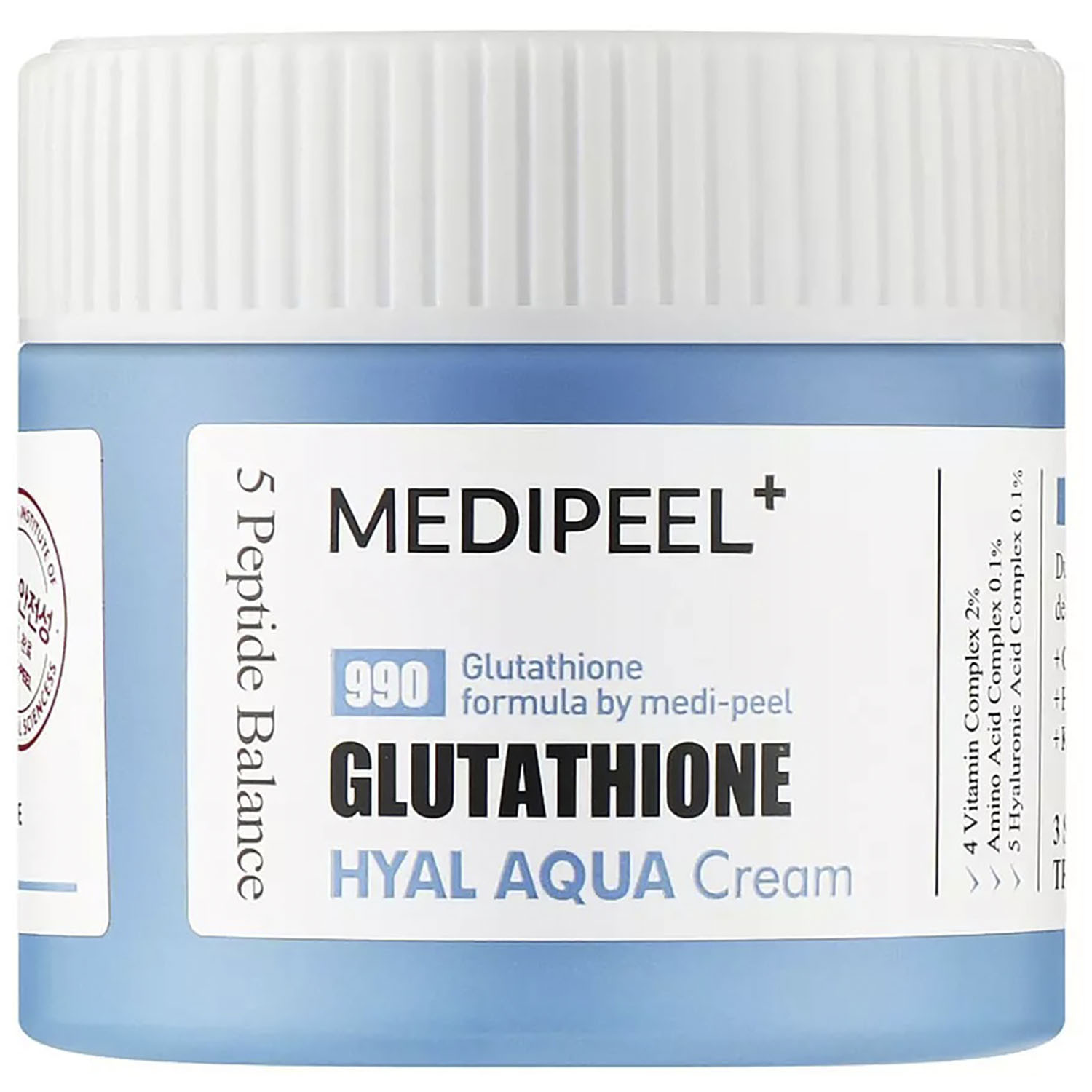 Крем-гель для обличчя Medi-Peel Glutathione Hyal Aqua Cream зволожувальний вітамінний 50 мл - фото 1