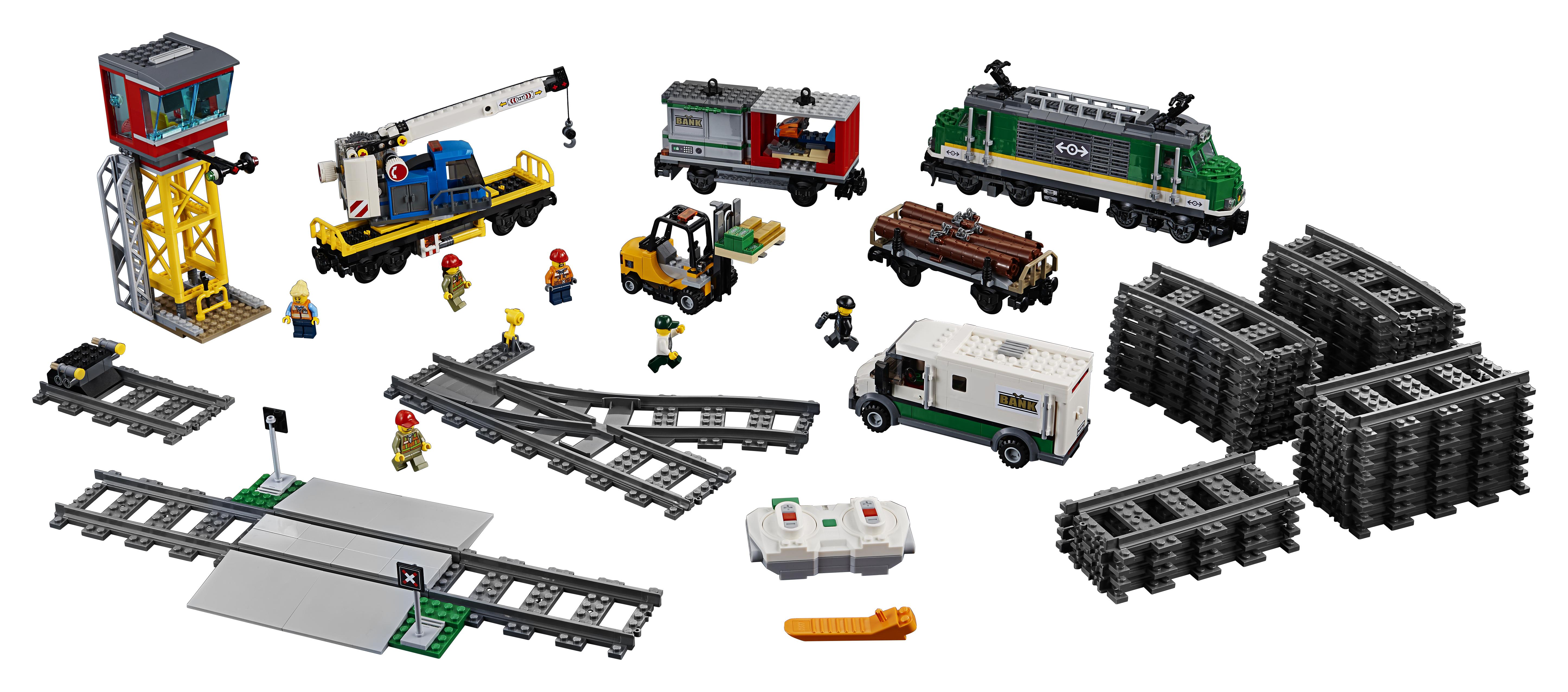 Конструктор LEGO City Товарный поезд, 1226 деталей (60198) - фото 2