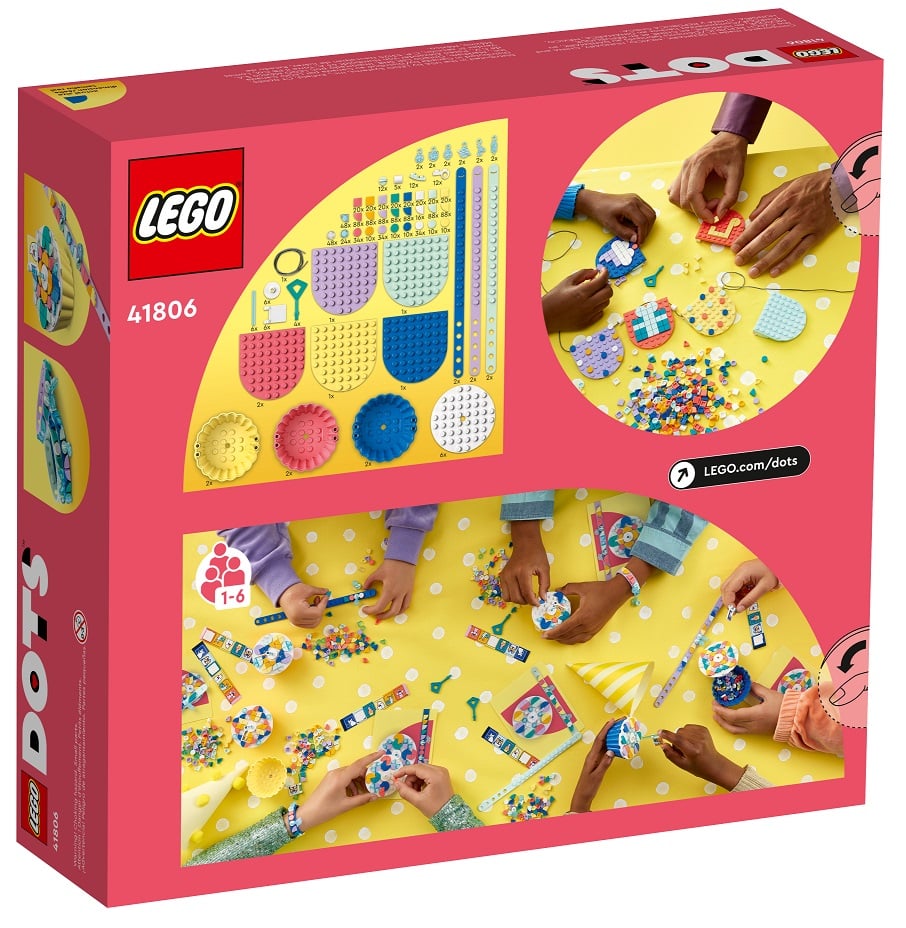 Конструктор LEGO DOTs Набір для супервечірки, 1154 деталей (41806) - фото 7