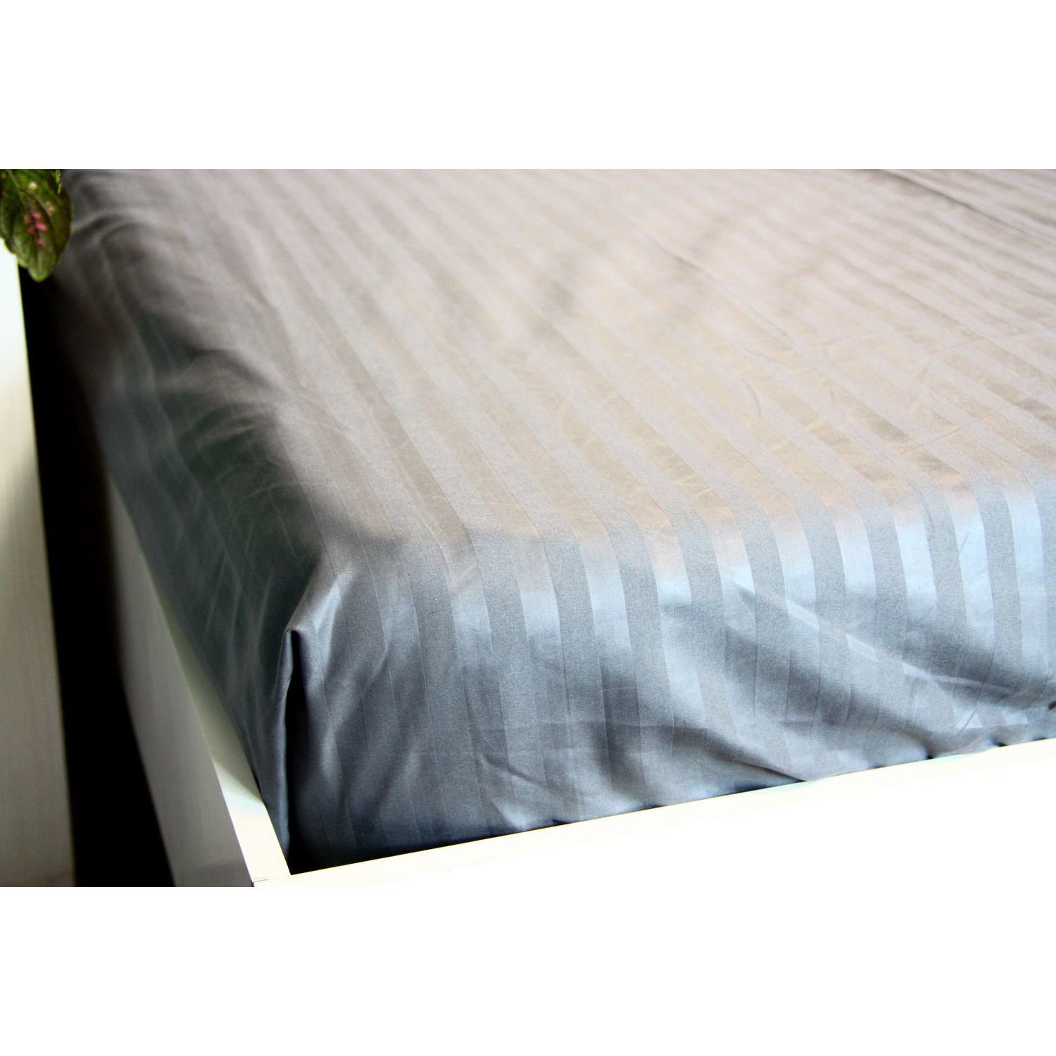 Простирадло LightHouse Mf Stripe Graphite, 215х160 см, сіре (605108) - фото 3