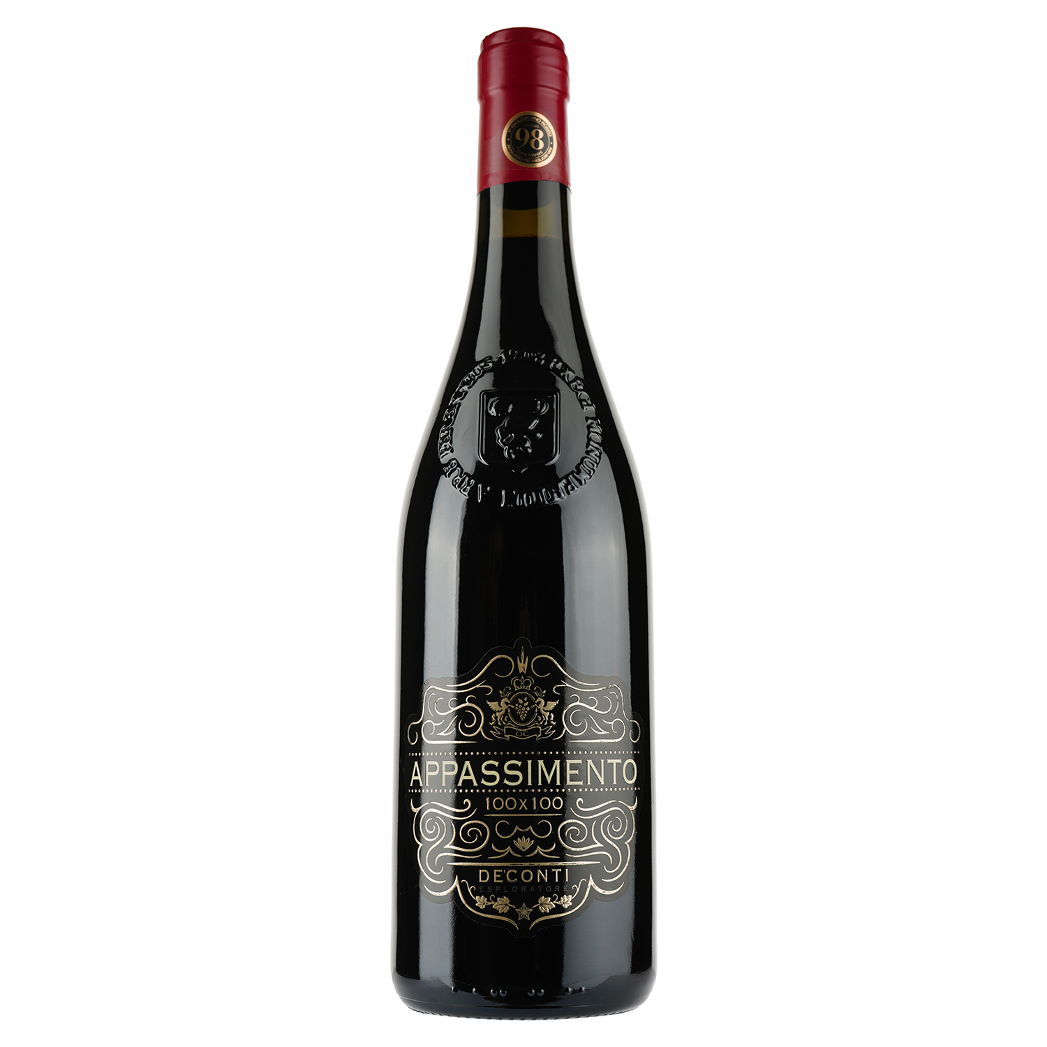 Вино Cіelo e Terra Appassimento Rosso Puglia IGT, червоне, сухе, 15%, 0,75 л - фото 1