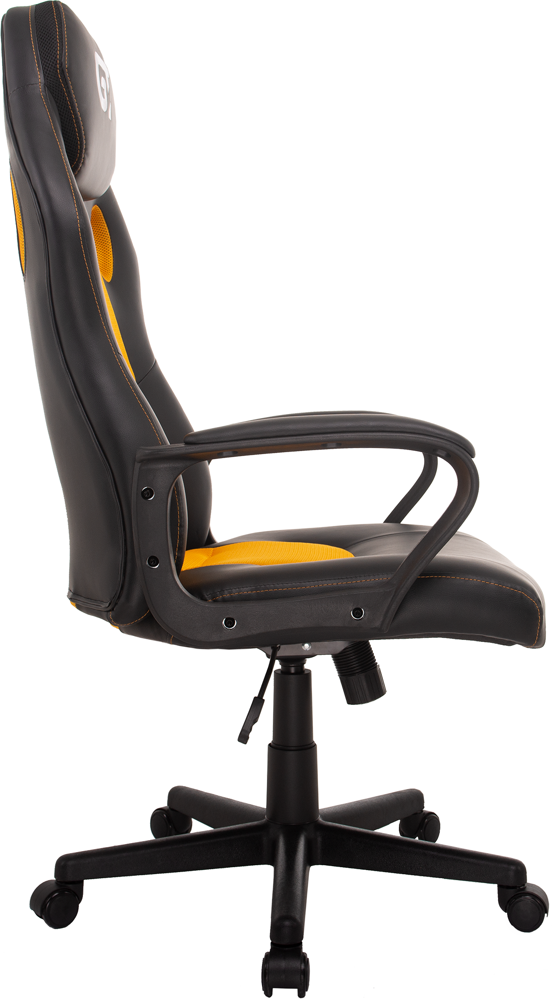 Геймерское кресло GT Racer черное с желтым (X-2640 Black/Yellow) - фото 3