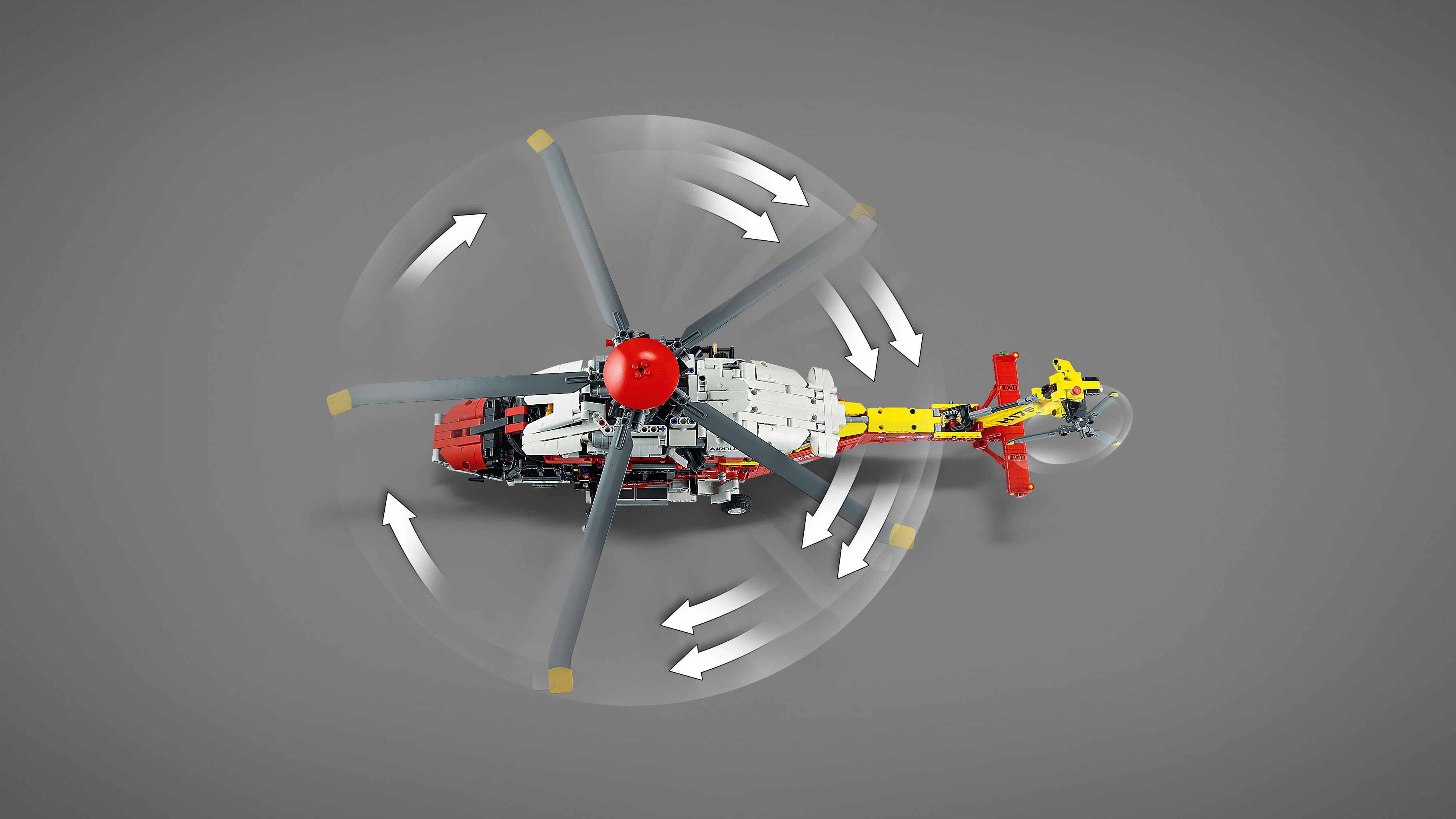 Конструктор LEGO Technic Рятувальний вертоліт Airbus H175, 2001 деталей (42145) - фото 6