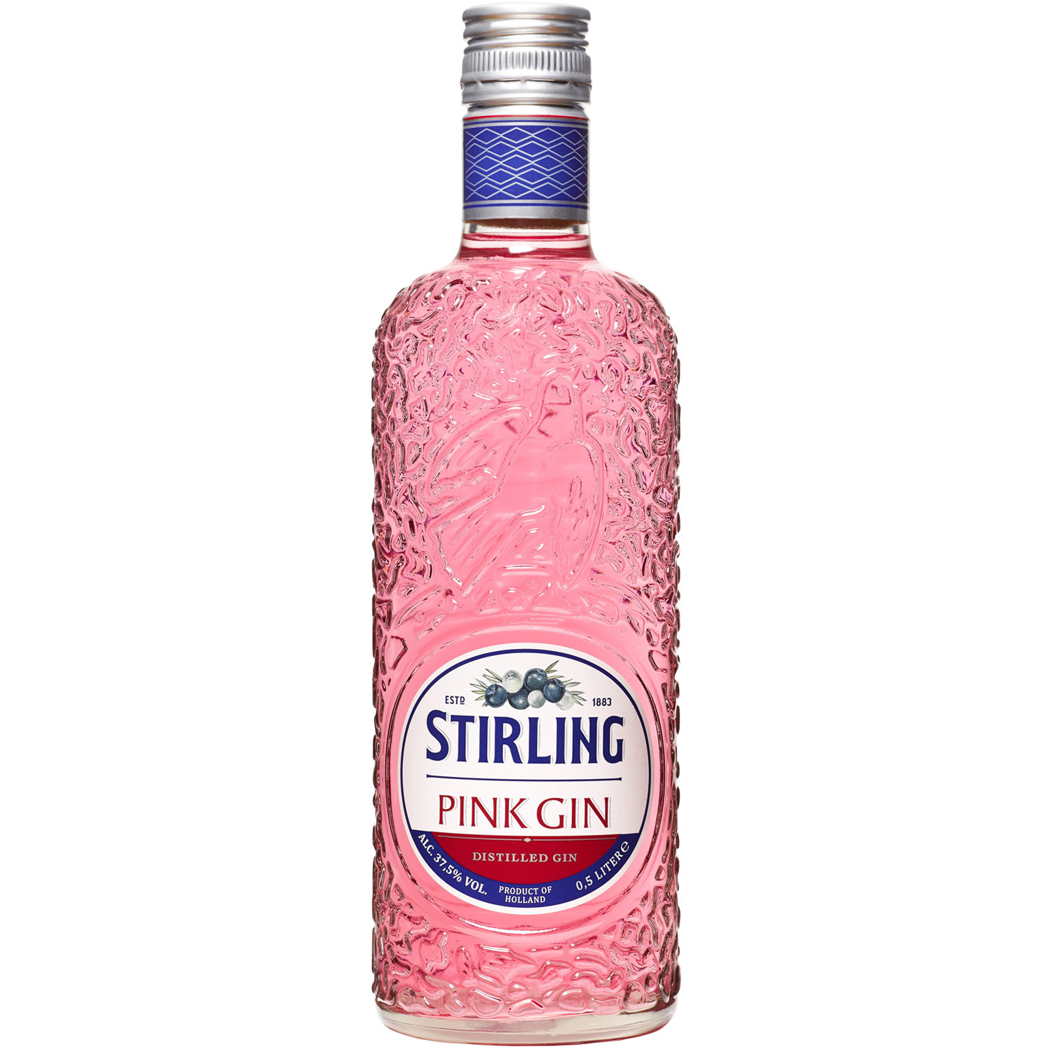 Джин Stirling Pink Gin, 37,5%, 0,5 л - фото 1