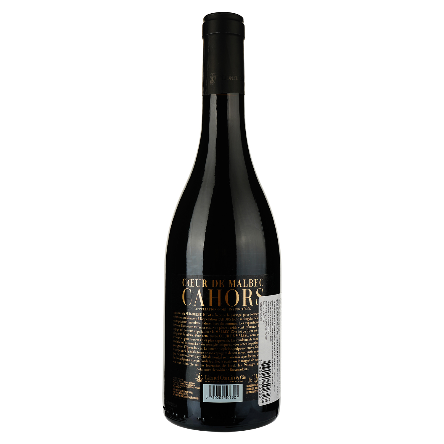 Вино Lionel Osmin & Cie Coeur De Malbec красное сухое 0.75 л - фото 2