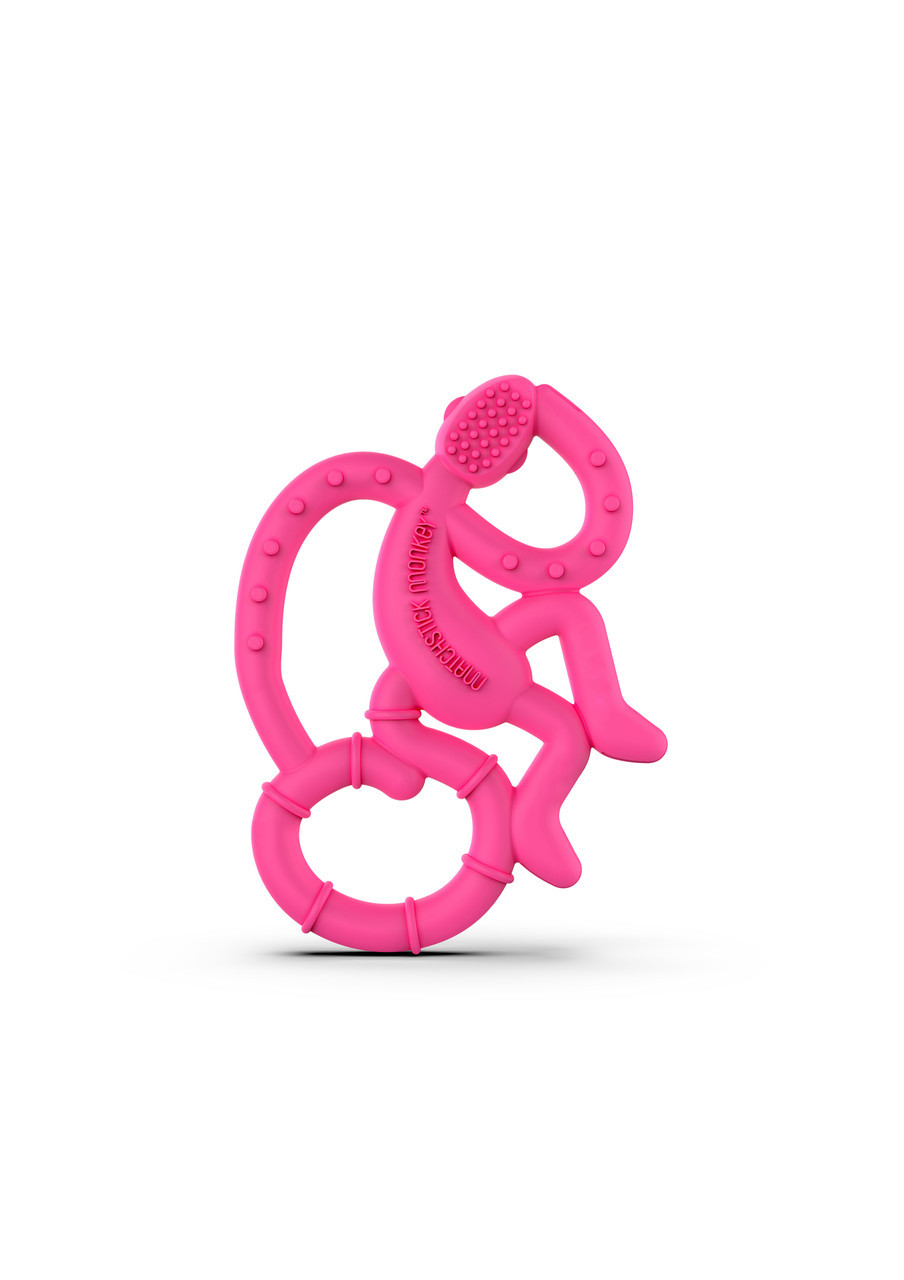 Іграшка-прорізувач Matchstick Monkey Маленька танцююча Мавпочка, 10 см, рожева (MM-МMT-003) - фото 2