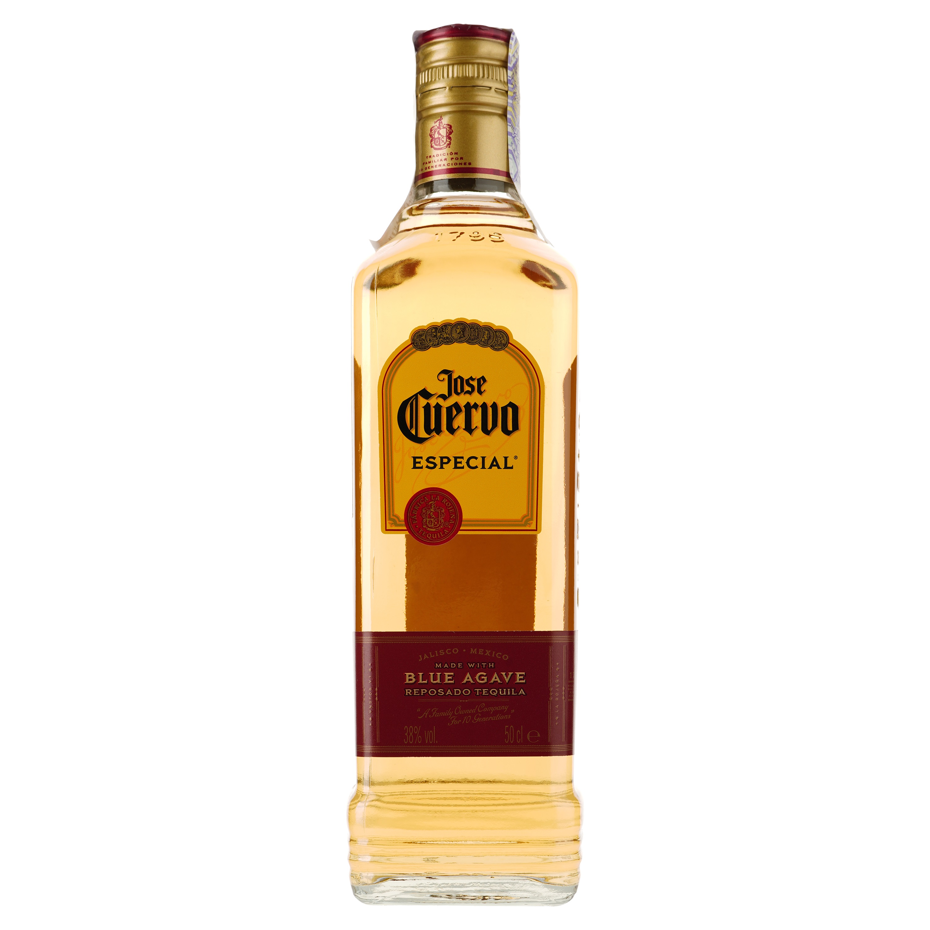 Текіла Jose Cuervo Especial Reposado, 38%, 0,5 л - фото 1