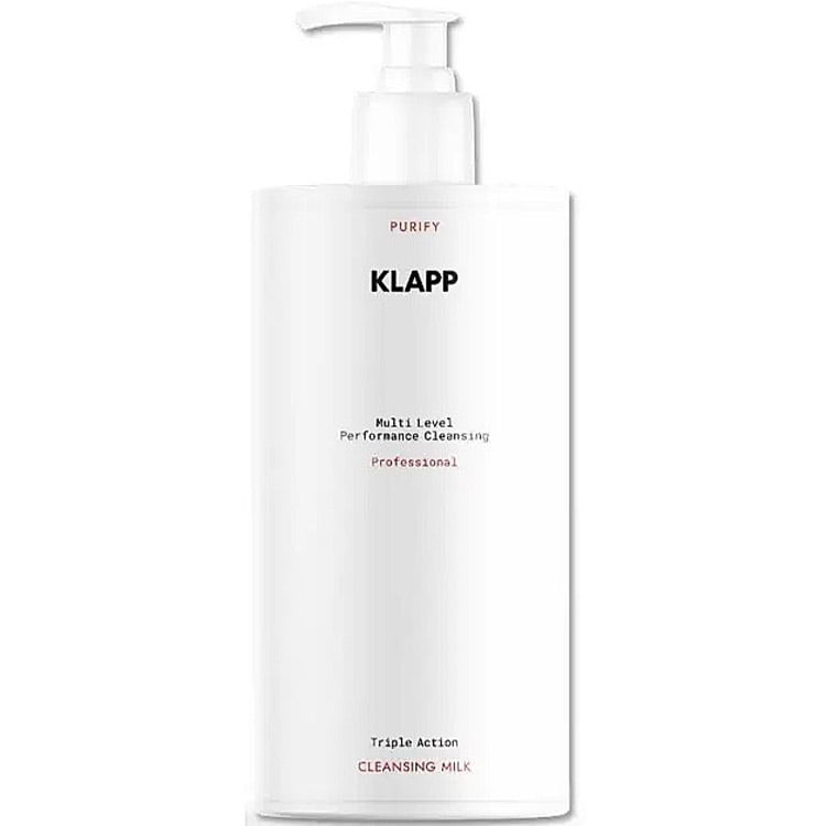 Очищувальне молочко для обличчя Klapp Triple Action Cleansing Milk 500 мл - фото 1