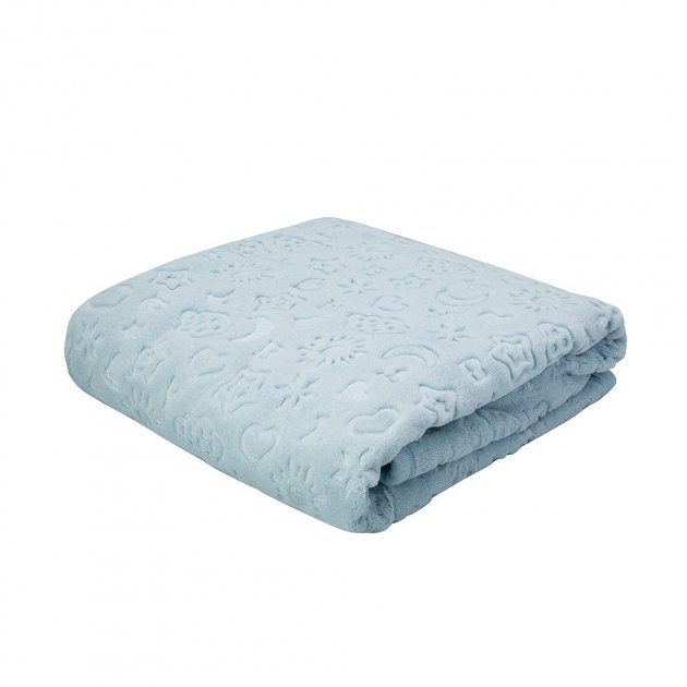 Дитячий плед у ліжечко Karaca Home Candy Mavi, 120х100 см, блакитний (svt-2000022245272) - фото 2