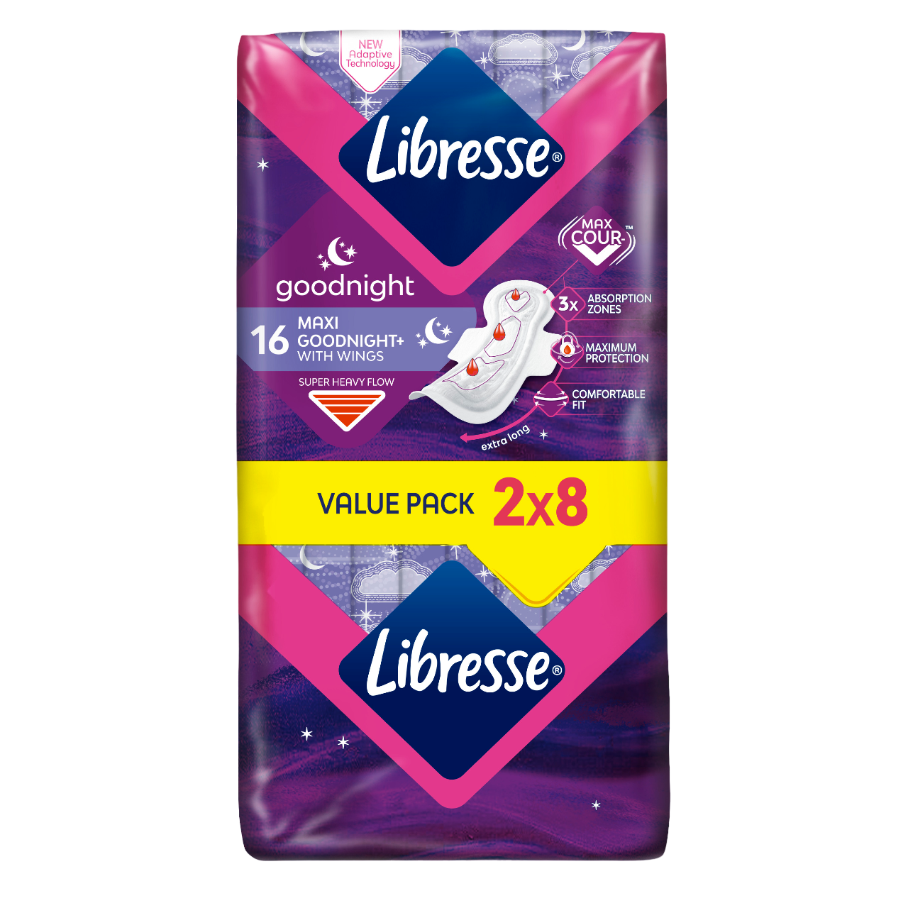 Гігієнічні прокладки Libresse Goodnight Maxi, 16 шт. (9592) - фото 1