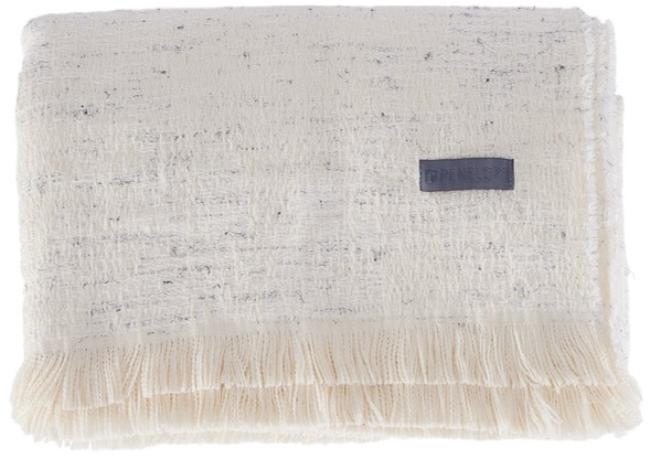 Плед Penelope Greta beyaz, 190х140 см, білий (svt-2000022271592) - фото 2