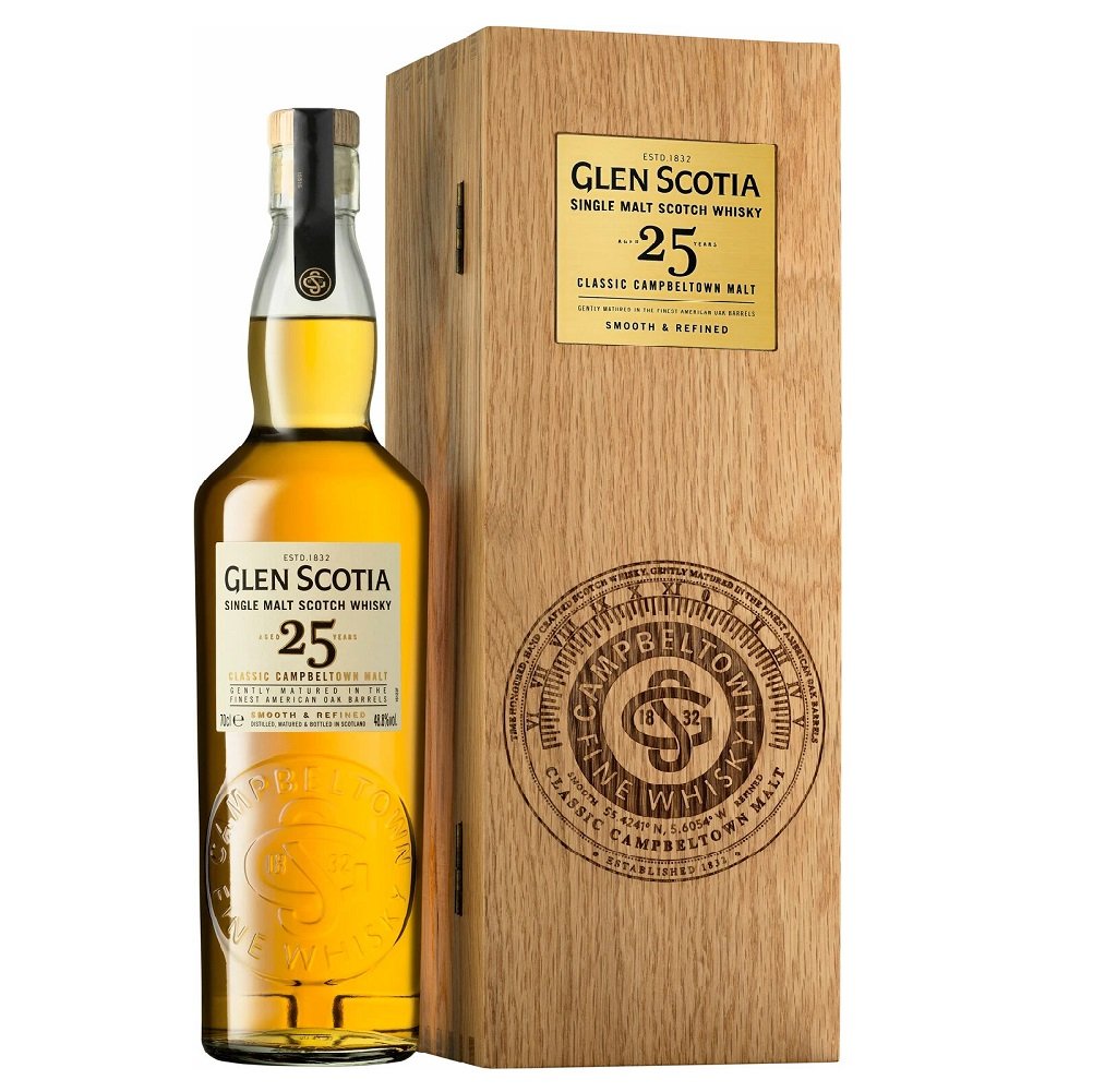 Виски Glen Scotia 25 yo Single Malt Scotch Whisky 48.8% 0.7 л - фото 1
