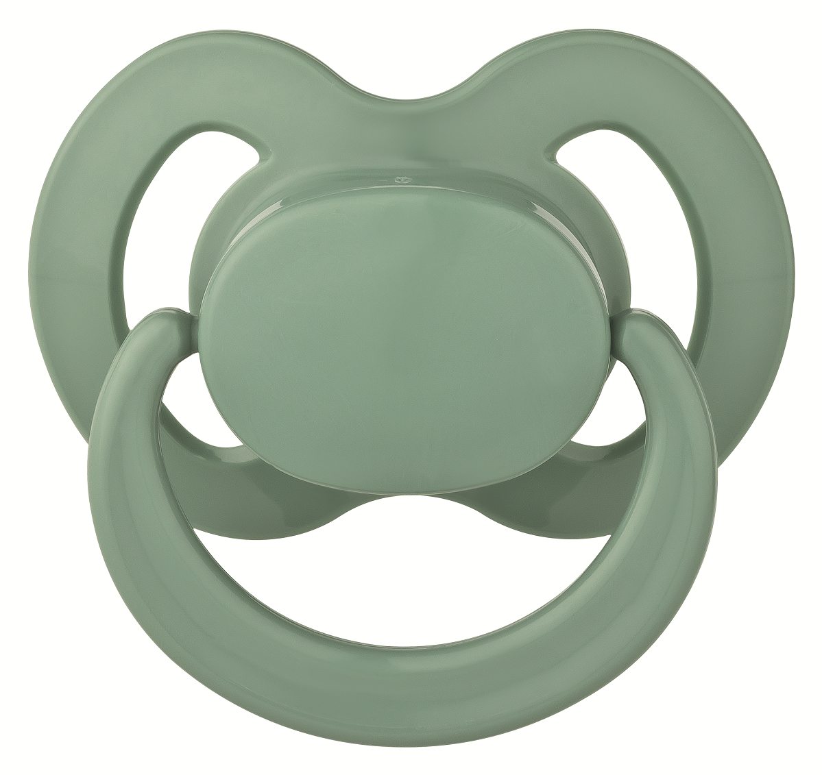 Пустушка силіконова Baby-Nova з кільцем, ортодонтична, 0-6 мес., зелений із сірим, 2шт (3962023) - фото 3