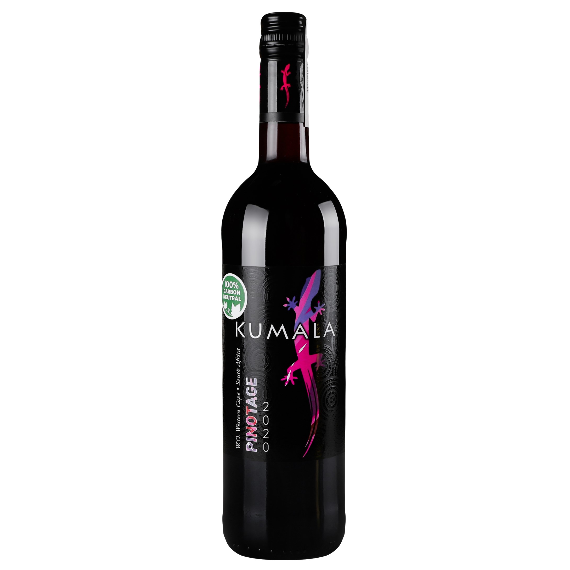 Вино Kumala Pinotage WO, красное, сухое, 13,5%, 0,75 л - фото 1