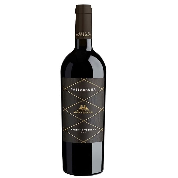 Вино Rocca di Montemassi Sassabruna, червоне, сухе, 13,5%, 0,75 л - фото 1