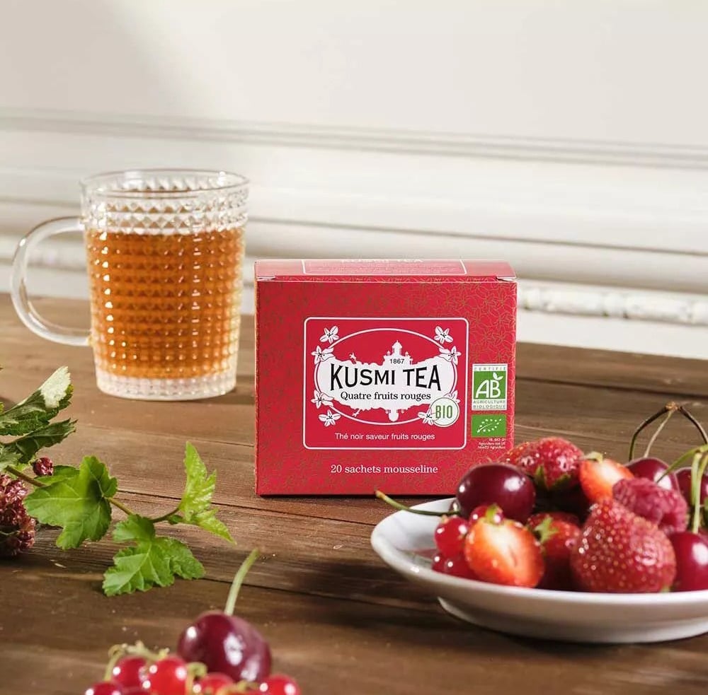 Чай чорний Kusmi Tea Four Red Fruits органічний 40 г (20 шт. х 2 г) - фото 3