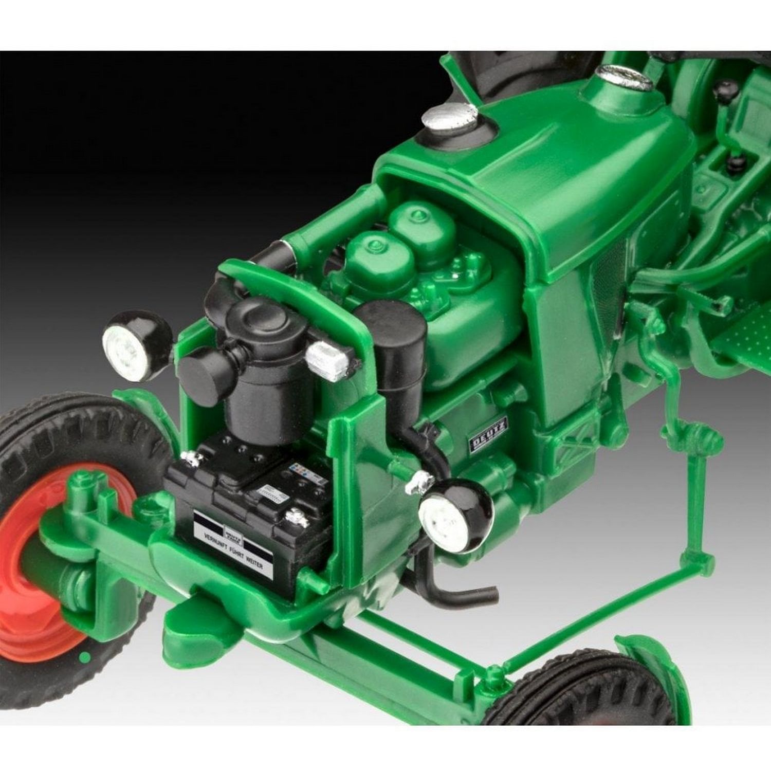 Збірна модель Revell Трактор Deutz D30, рівень 2, масштаб 1:24, 96 деталей (RVL-07826) - фото 6