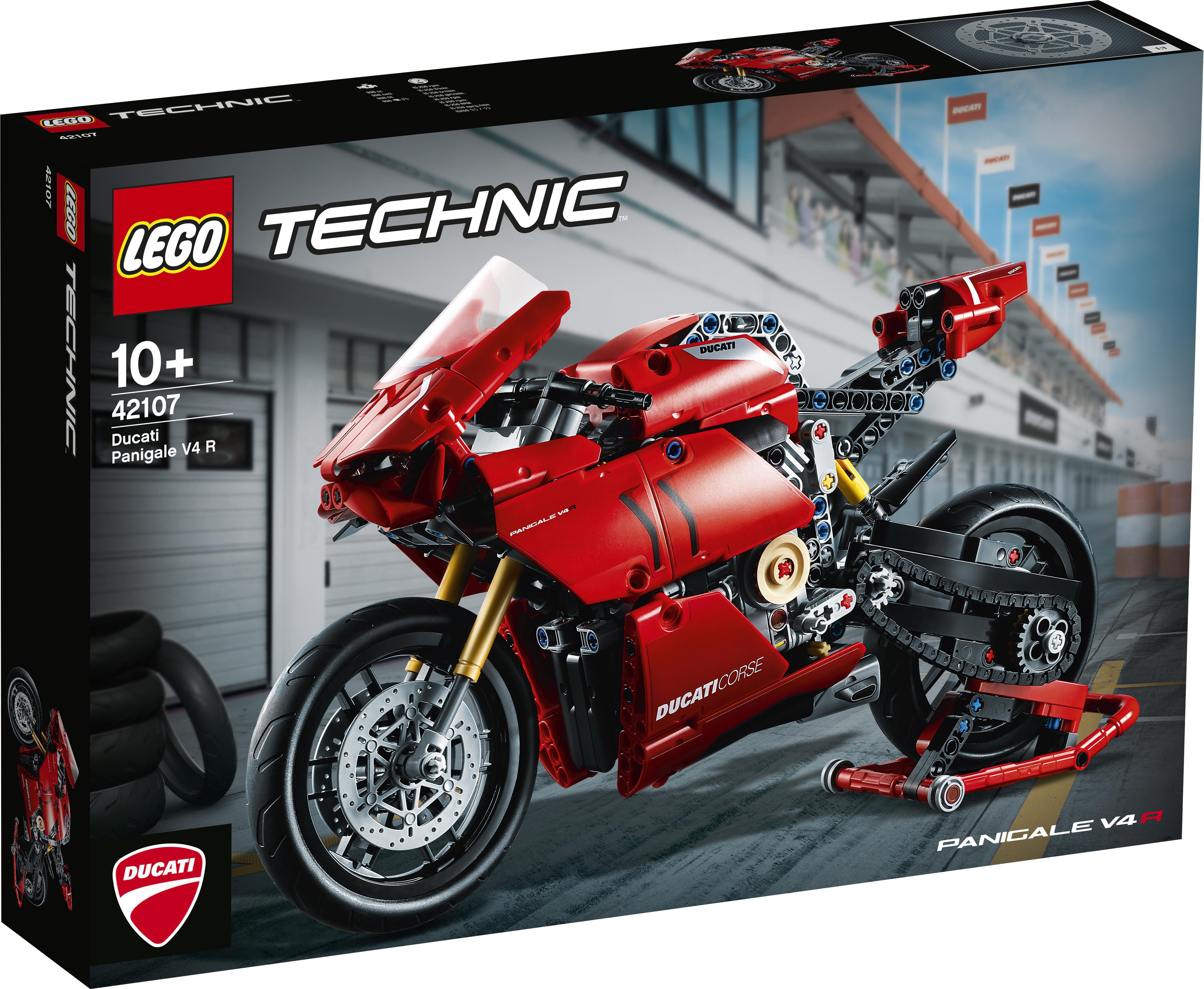 Конструктор LEGO Technic Ducati Panigale V4 R, 646 деталей (42107) - фото 2