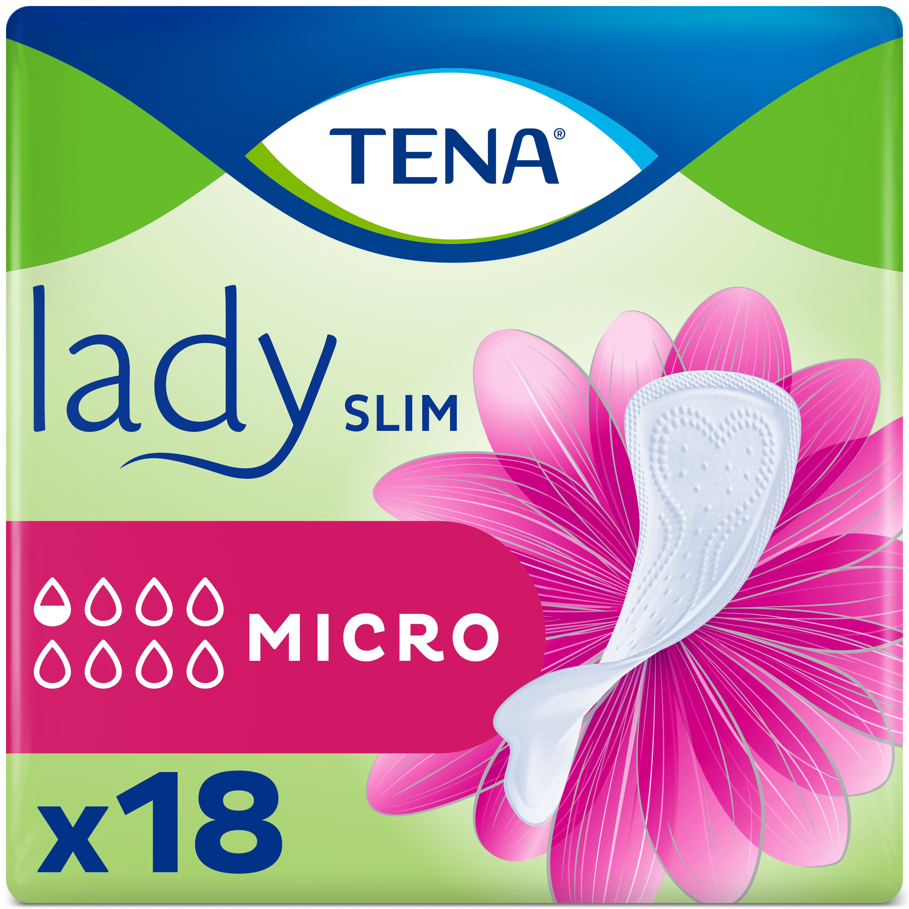 Урологические прокладки Tena Lady Slim Micro 18 шт. - фото 1