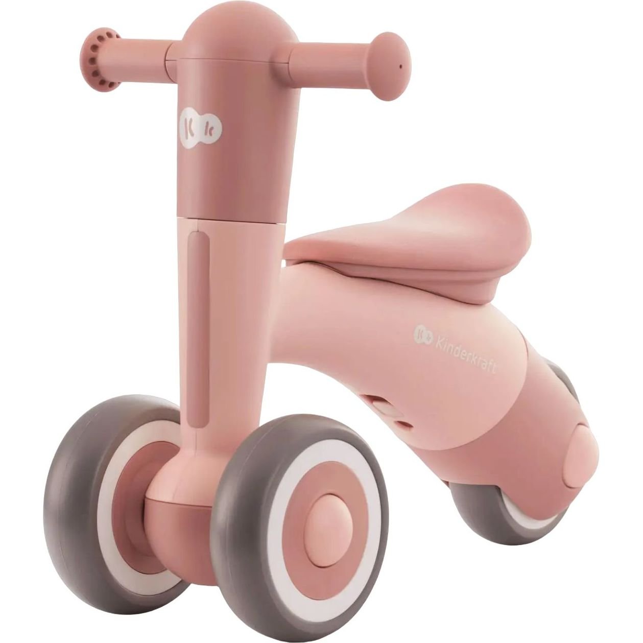 Каталка-беговел Kinderkraft Minibi Candy Pink розовая (00-00305130) - фото 1