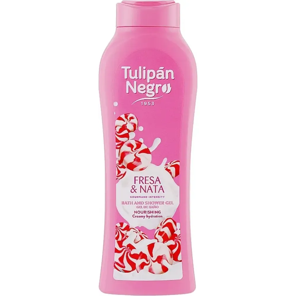 Гель для душа Tulipan Negro Strawberry Cream 650 мл - фото 1