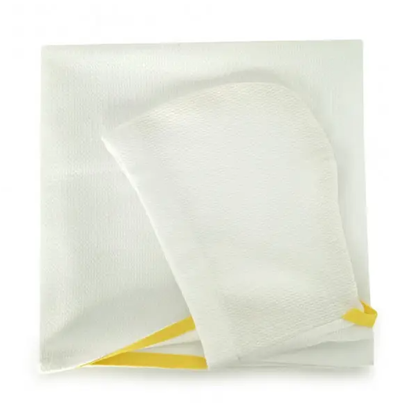 Рушник з капюшоном Ekobo Bambino Kids Hooded Towel, 70х140 см, білий (69354) - фото 1