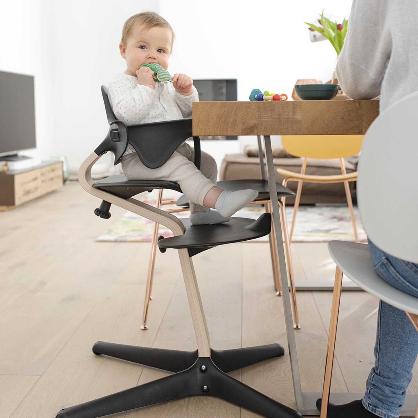 Стiльчик Stokke Nomi Oak, білий (626601) - фото 4