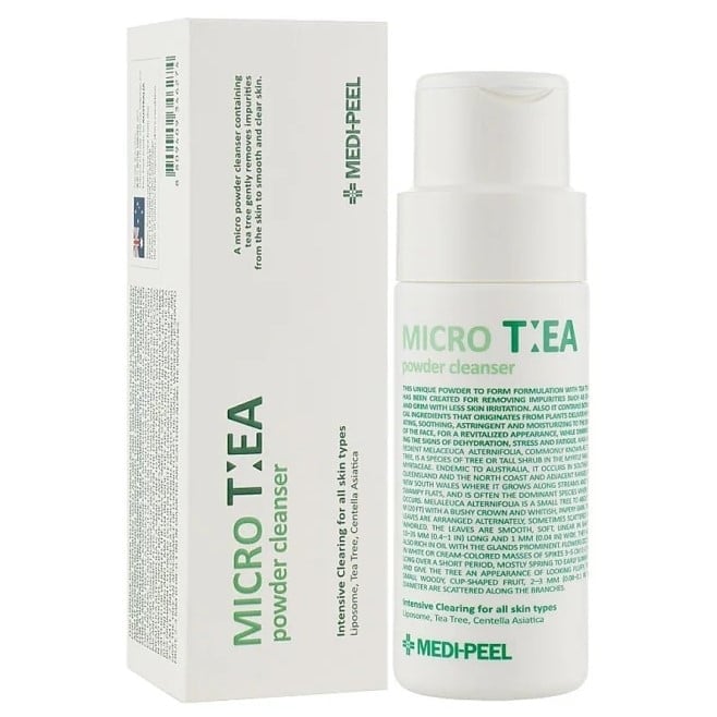 Ензимна пудра Medi-Peel Micro Tea Powder Cleanser із чайним деревом, 70 г - фото 1