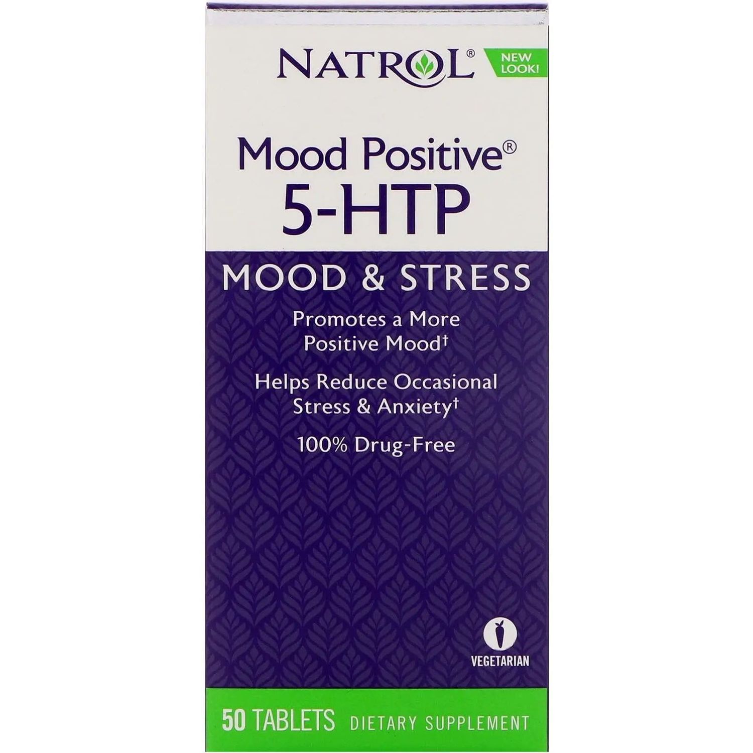 5-гідрокситриптофан Natrol Mood Positive 5-НТР 50 таблеток - фото 3