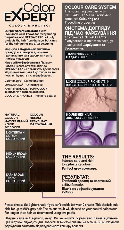 Крем-краска для волос Schwarzkopf Color Expert, с гиалуроновой кислотой, тон 5-65 (Шоколадный Каштановый), 142,5 мл - фото 4