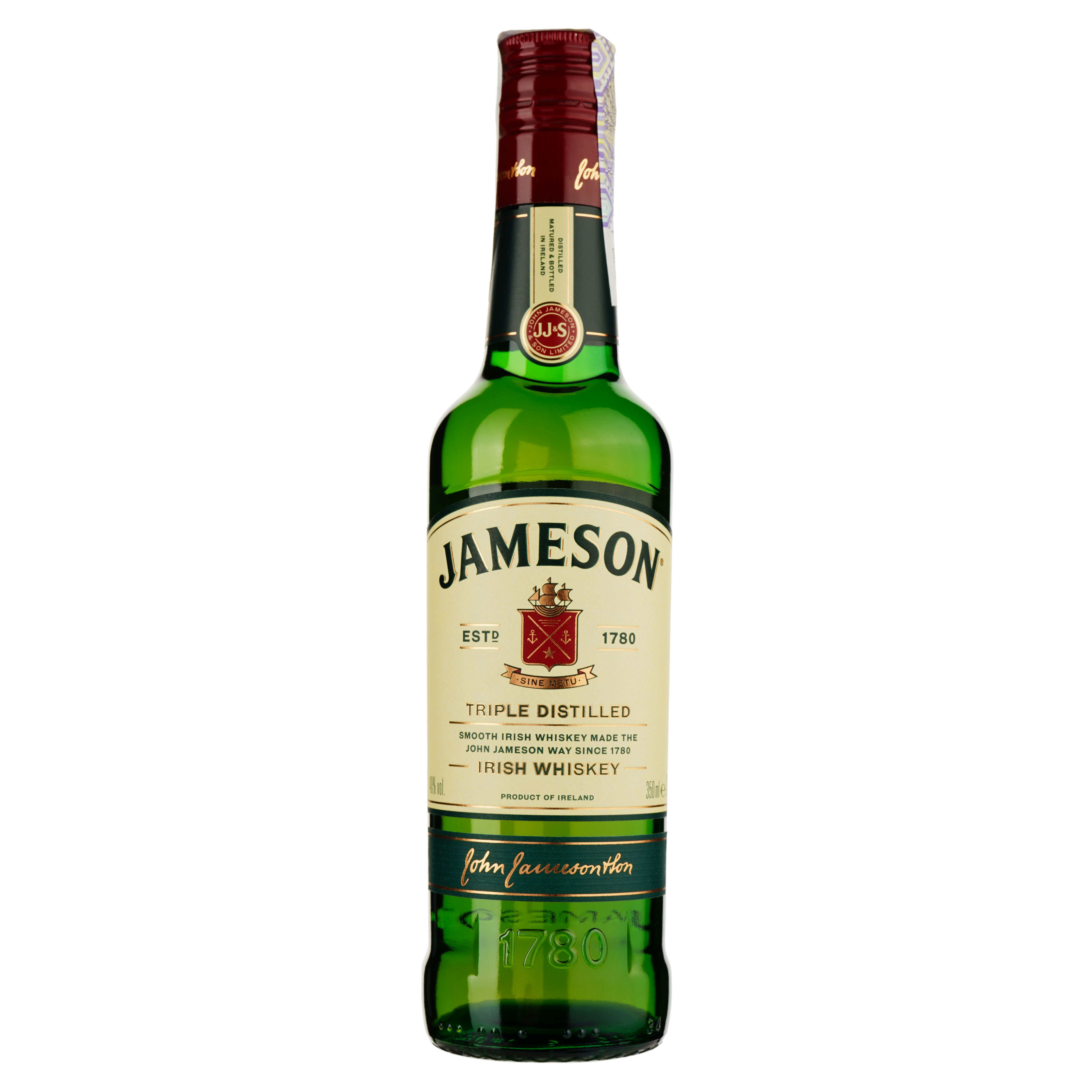 Виски Jameson Irish Whiskey, 40%, 0,35 л (58115) - фото 1