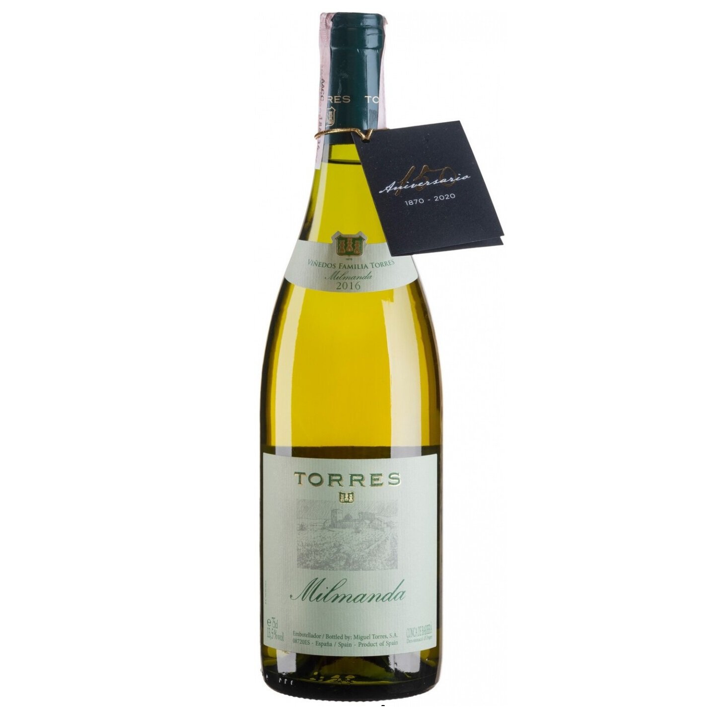 Вино Torres Milmanda, біле, сухе, 0,75 л (54914) - фото 1