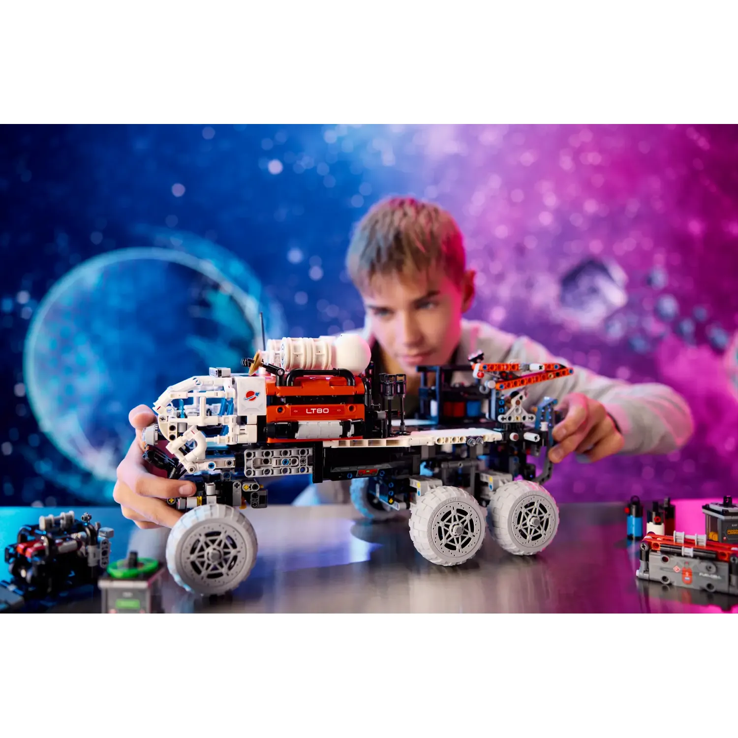 Конструктор LEGO Technic Марсохід команди дослідників 1599 деталей (42180) - фото 10