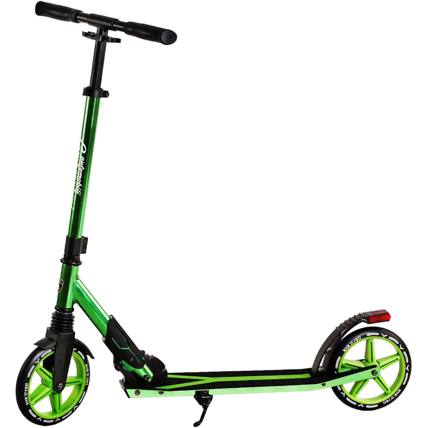 Самокат Best Scooter 57х12х85-105 см Зеленый 000231361 - фото 1