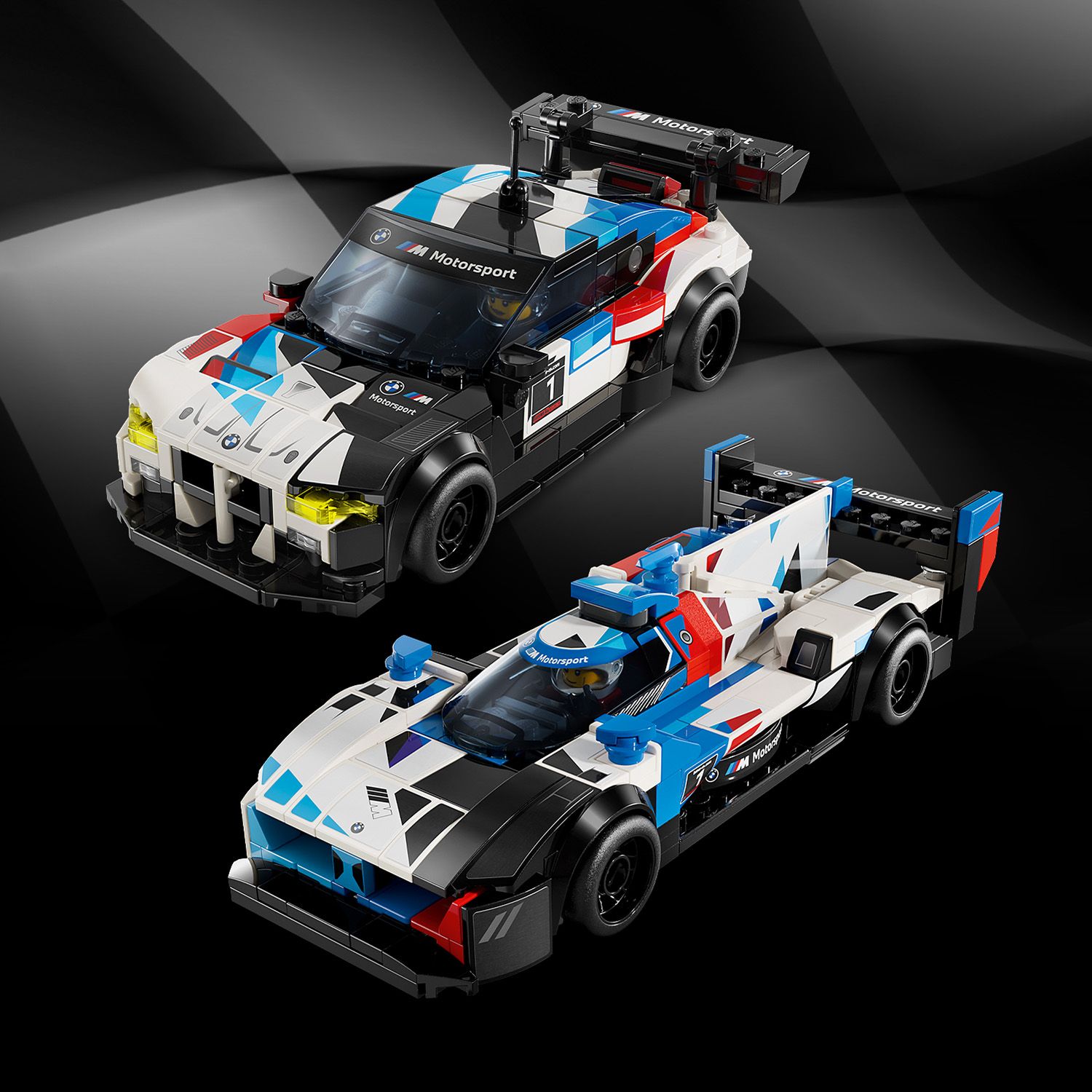 Конструктор LEGO Speed ​​Champions Автомобили для гонки BMW M4 GT3 и BMW M Hybrid V8, 676 деталей (76922) - фото 7