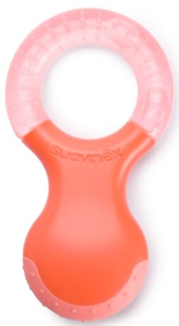 Прорезыватель Suavinex, с пузырьками, оранжевый (400267/3) - фото 1