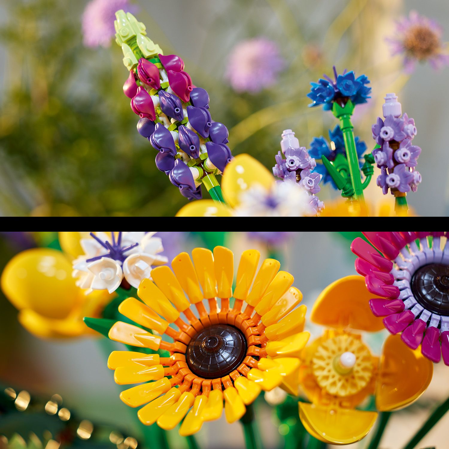 Конструктор LEGO Icons Botanical Wildflower Bouquet, 939 деталей (10313) - фото 6