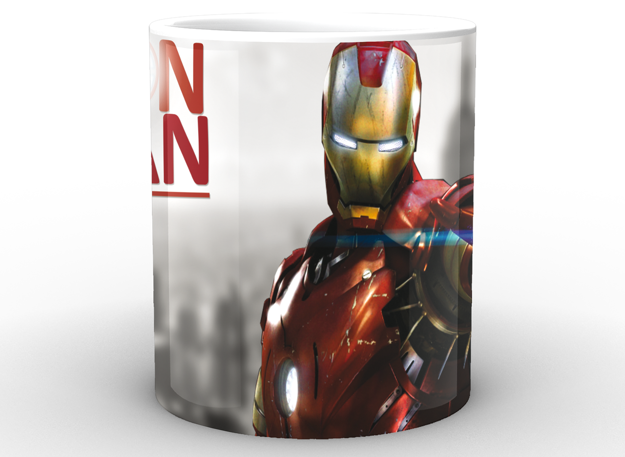 Кружка GeekLand Залізна Людина Iron Man напис IM.02.049 - фото 2