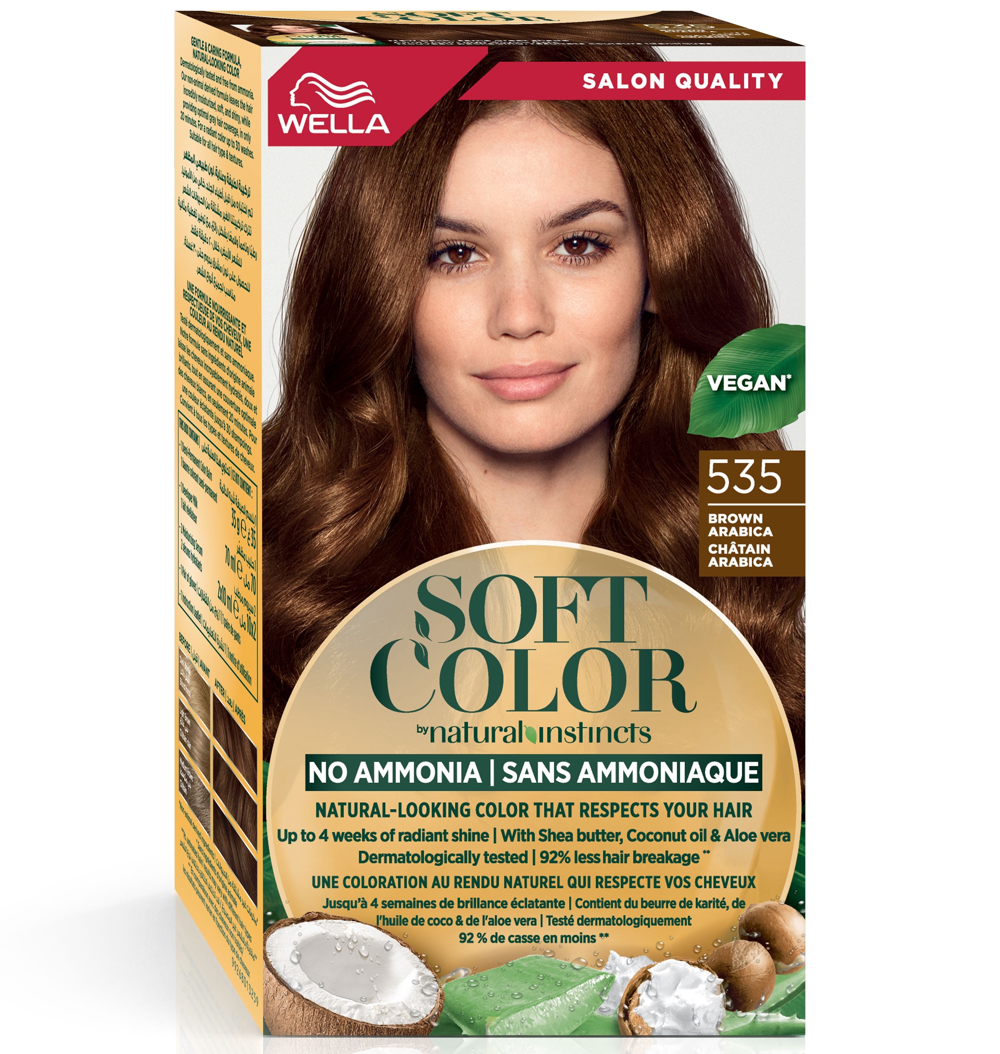 Краска для волос Wella Soft Color тон 535 Коричневая арабика (3616302076819) - фото 2