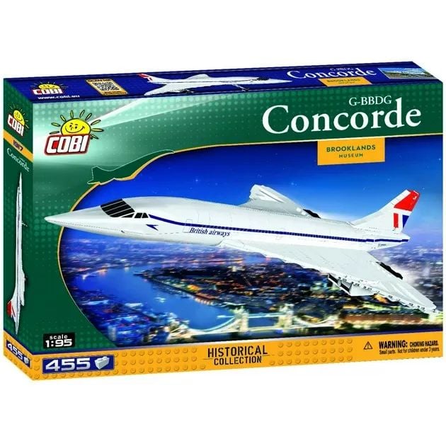 Конструктор Cobi Concorde, 455 деталей (COBI-1917) - фото 1