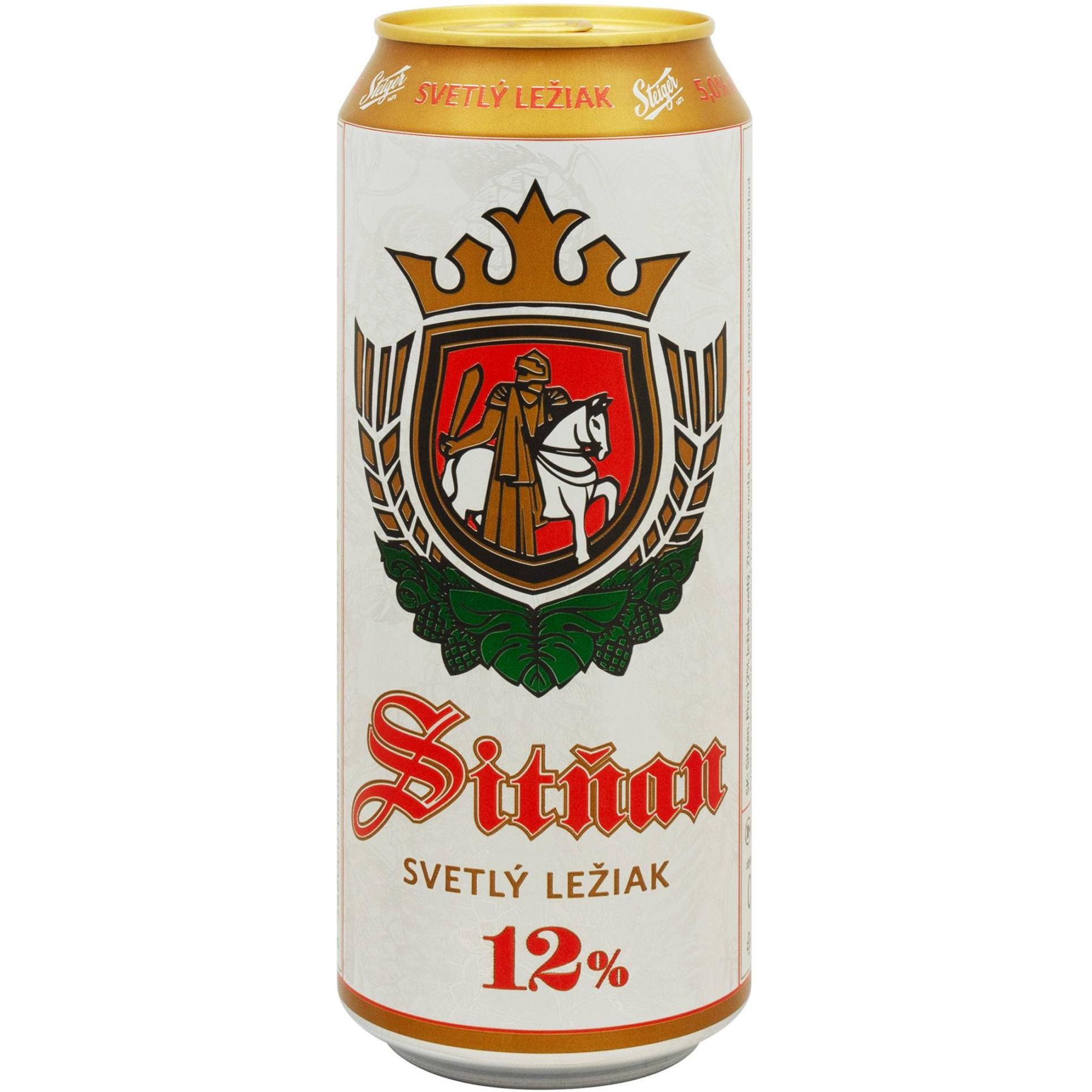 Пиво Sitnan світле фільтроване 5% 0.5 л з/б - фото 1