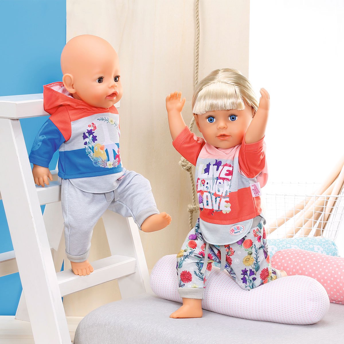 Набор одежды для куклы Baby Born Zapf Трендовый спортивный костюм розовый (826980-1) - фото 4