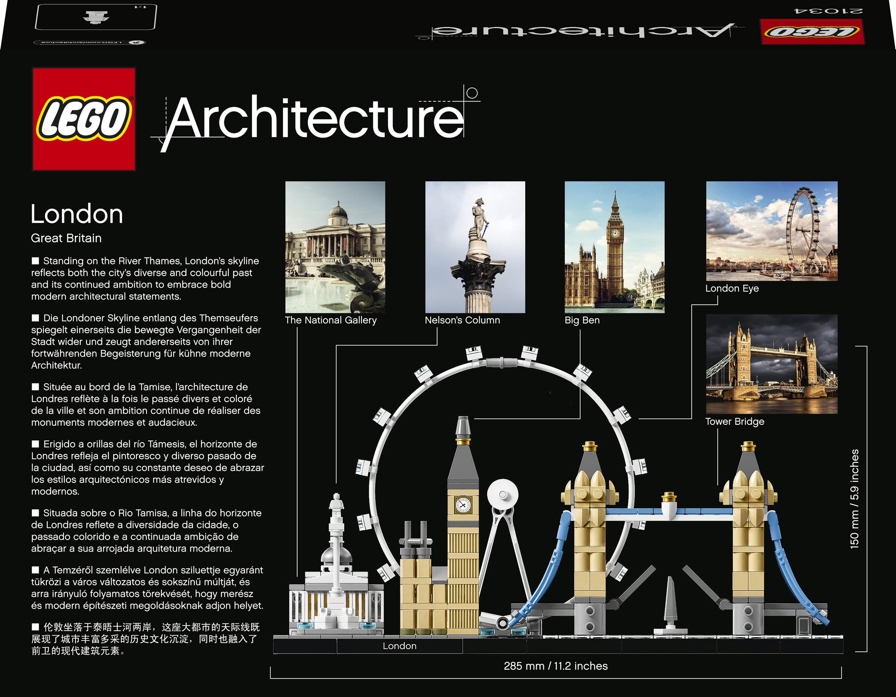 Конструктор LEGO Architecture Лондон, 468 деталей (21034) - фото 8