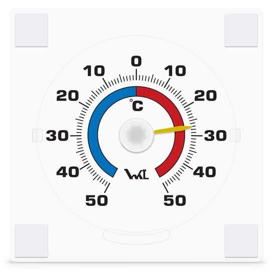 Оконний биметаллический термометр Стеклоприбор ТББ (300506) - фото 1