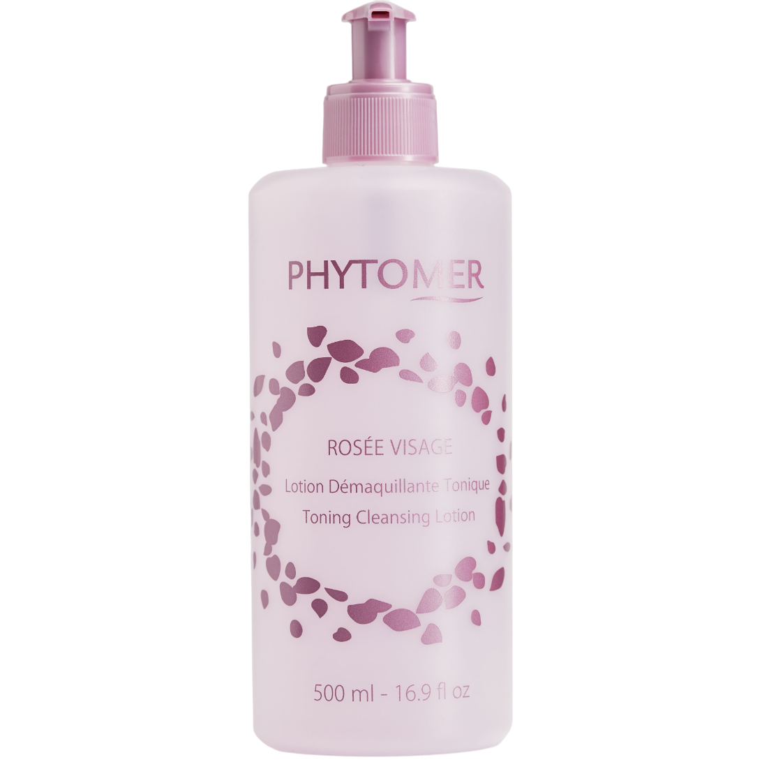 Розовая вода для снятия макияжа Phytomer Rosee Visage Toning Cleansing Lotion, 500 мл - фото 1