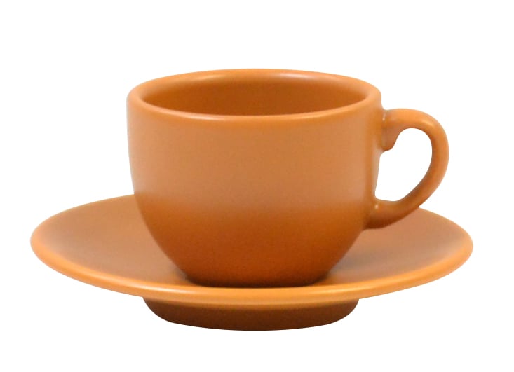 Чашка з блюдцем Keramia Теракота, 95 мл (24-237-011) - фото 1